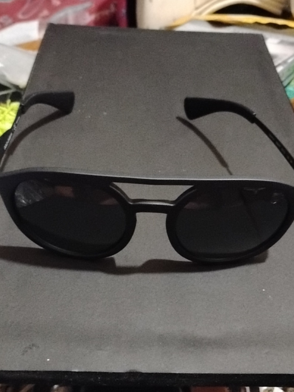 Dolce &Gabbana #6101 Black Round Frame Sunglasses
